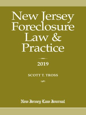 cover image of New Jersey Foreclosure Law & Practice